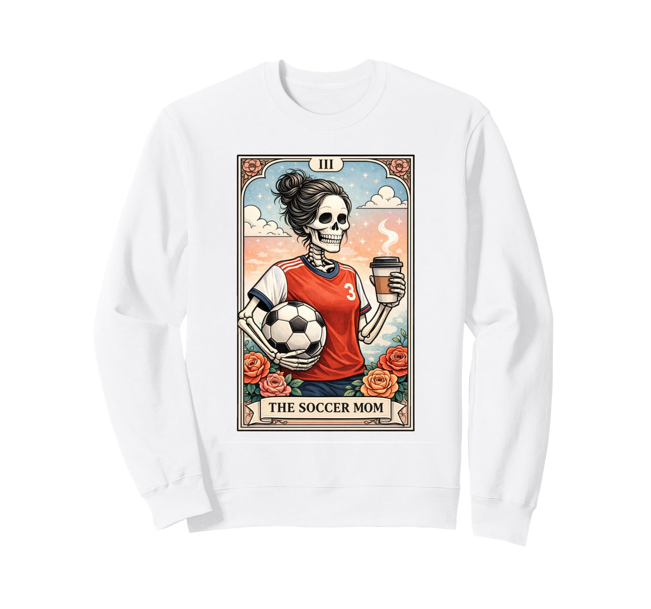 Soccer Mom Soccer Mama Game Day Vibes Sweatshirt - Trendy Graphic Unisex