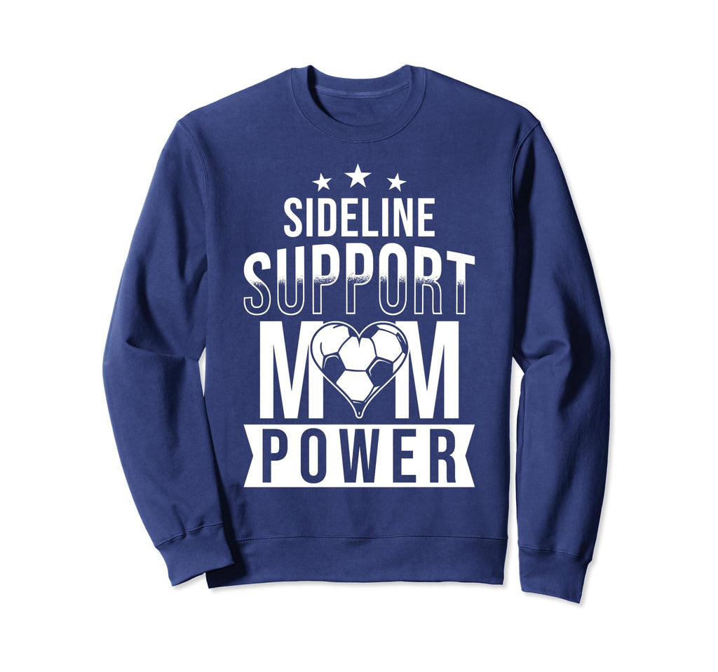 Soccer Mom Game Day Sideline Support Sweatshirt - Trendy Graphic Men Women