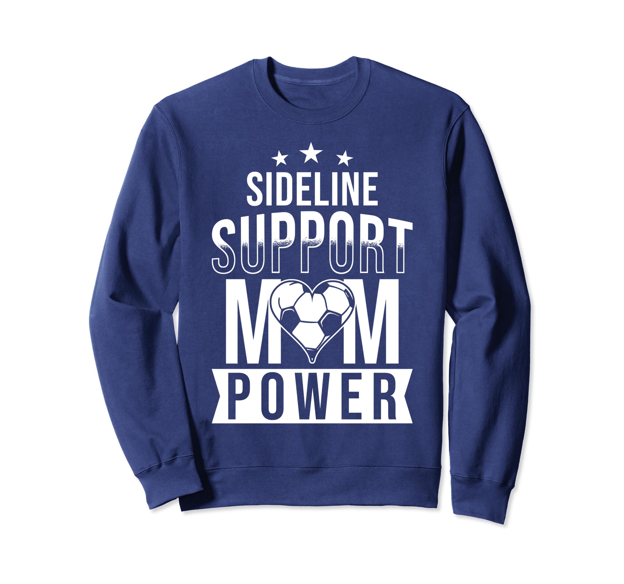 Soccer Mom Game Day Sideline Support Sweatshirt - Trendy Graphic Men Women