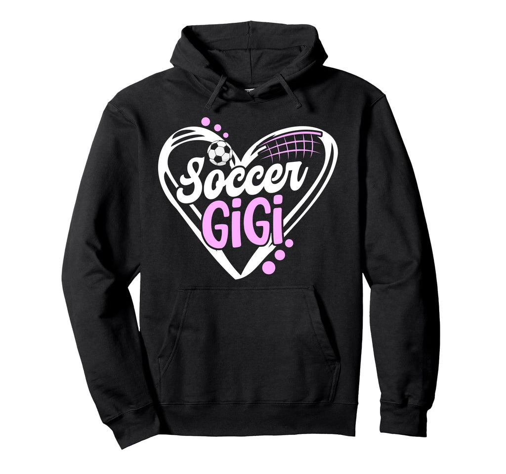 Soccer Gigi Heart Gigi Soccer Player Hoodie - Minimalist Print Men Women