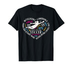 Soccer Goalkeeper Heart Love Goalie Teens T-Shirt - Graphic Print Unisex