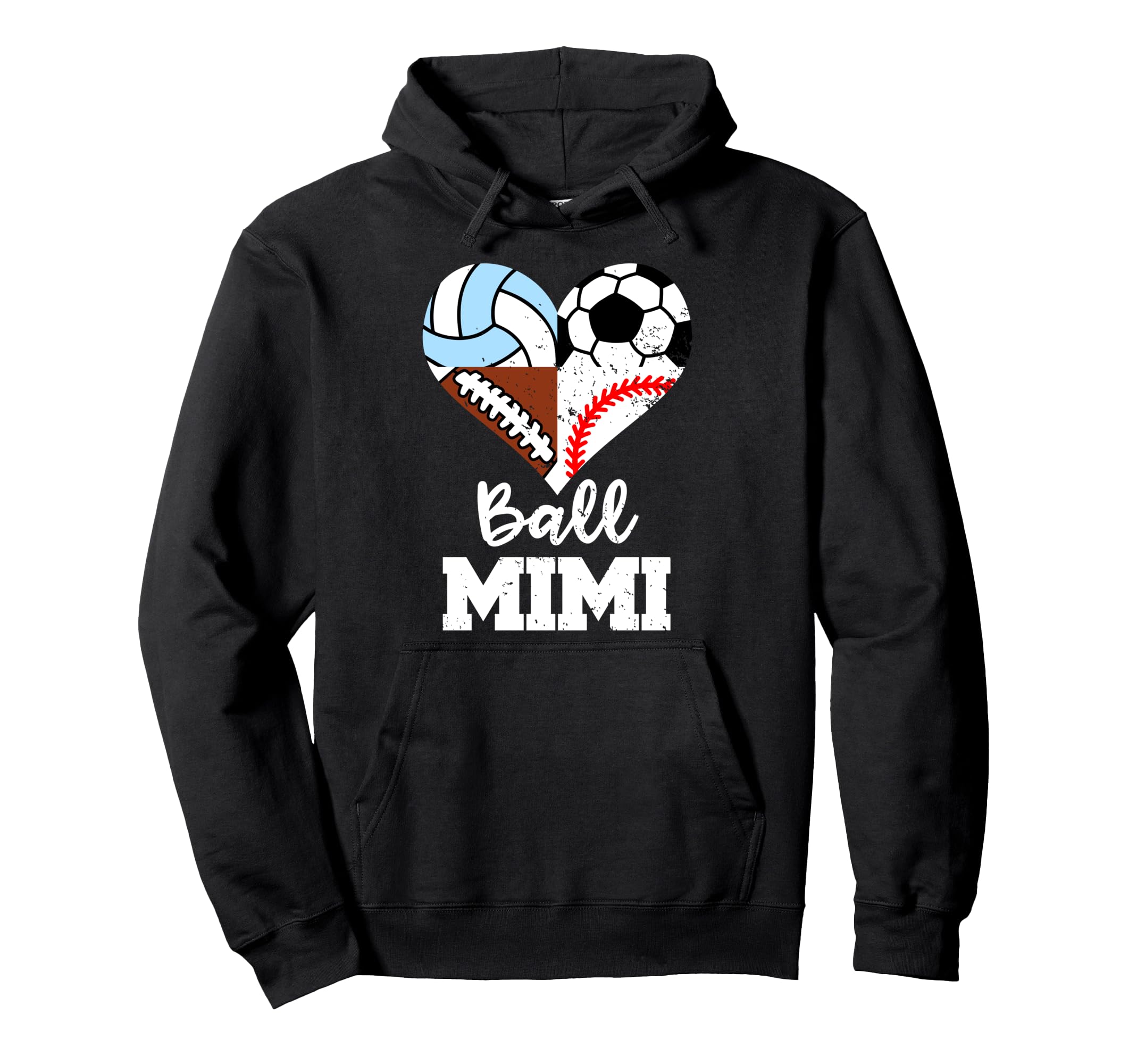 Ball Mimi Soccer Football Baseball Hoodie - Custom Art Print for Adults