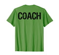 Coach Back Coaches Soccer Baseball T-Shirt - Trendy Graphic for Adults
