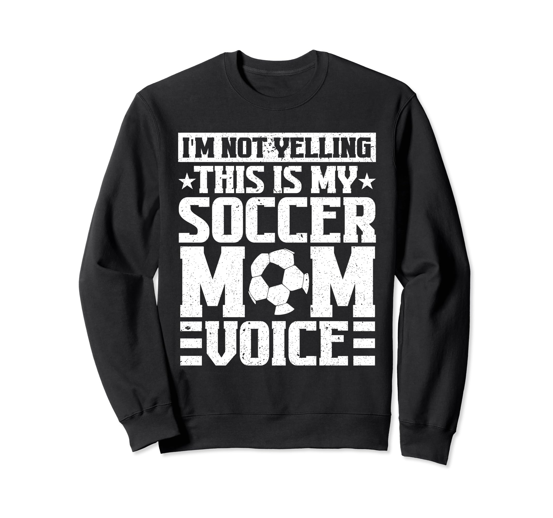 This Is My Soccer Mom Voice Sweatshirt - Custom Art Print for Adults