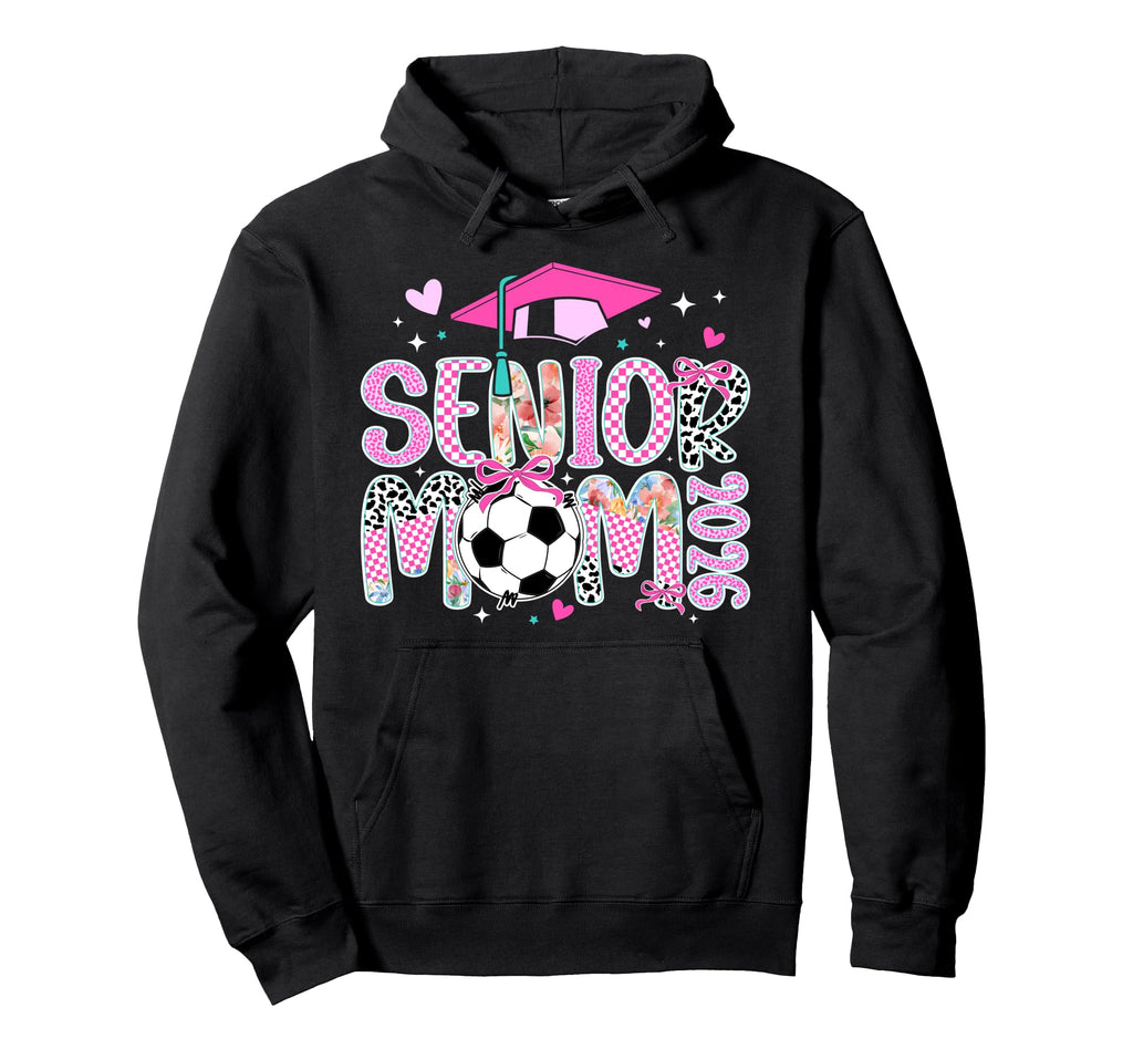 Soccer Senior Mom 2026 Soccer Player Senior Hoodie - Graphic Print Unisex