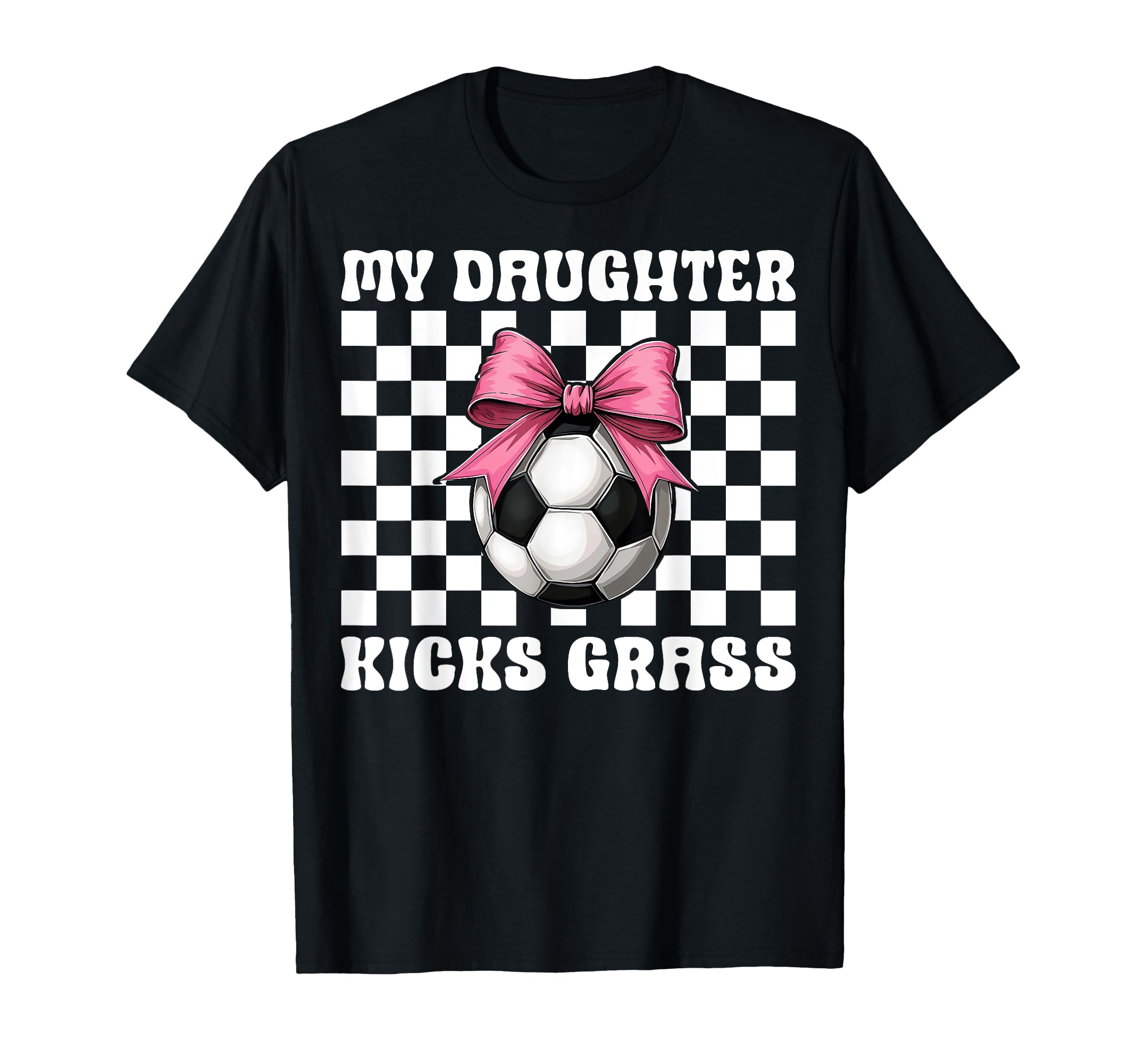 Soccer Mom Soccer Mama Coquette Bow T-Shirt - Minimalist Print Men Women