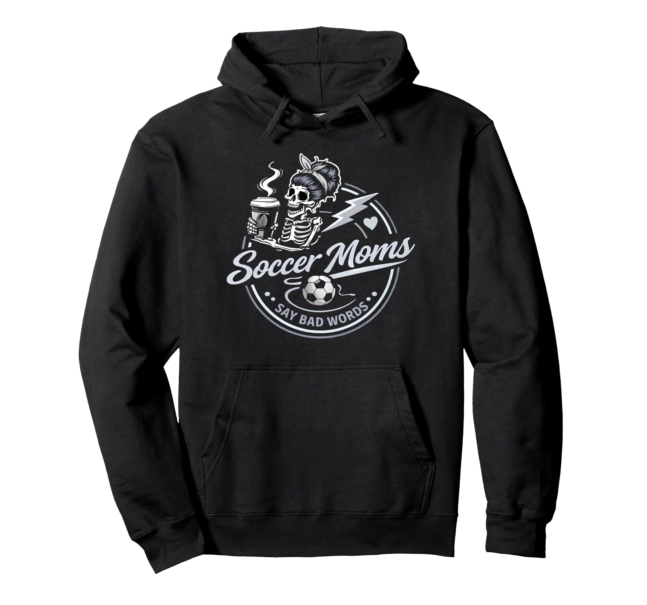 Soccer Moms Say Bad Words Funny Team Hoodie - Aesthetic Graphic Men Women