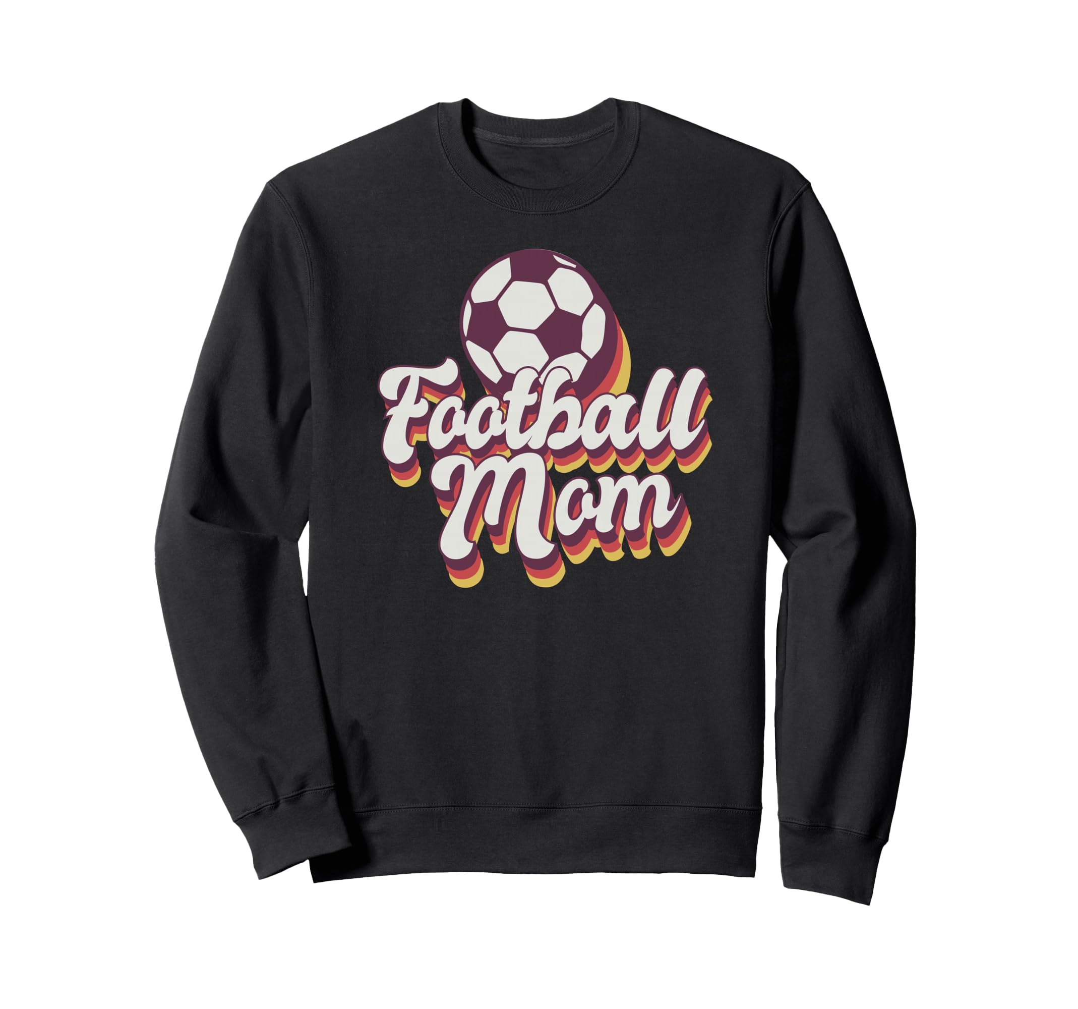 Football Mom Soccer Game Day Sweatshirt - Aesthetic Graphic for Adults