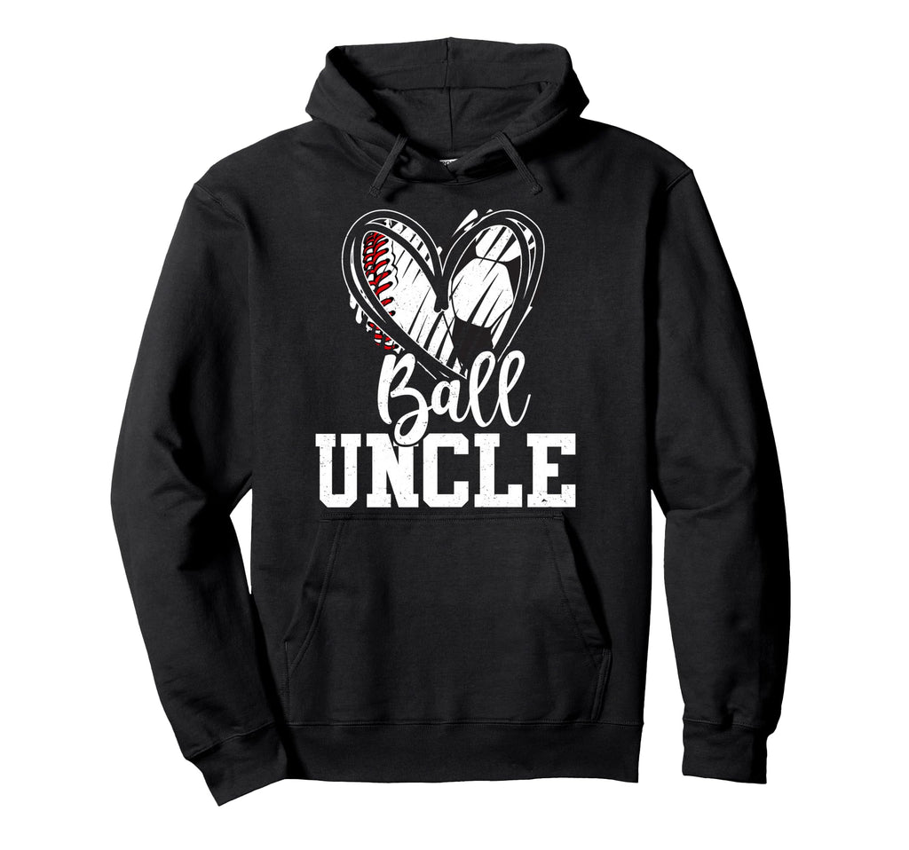 Ball Uncle Baseball Soccer Uncle Hoodie - Fun Novelty Design for Adults