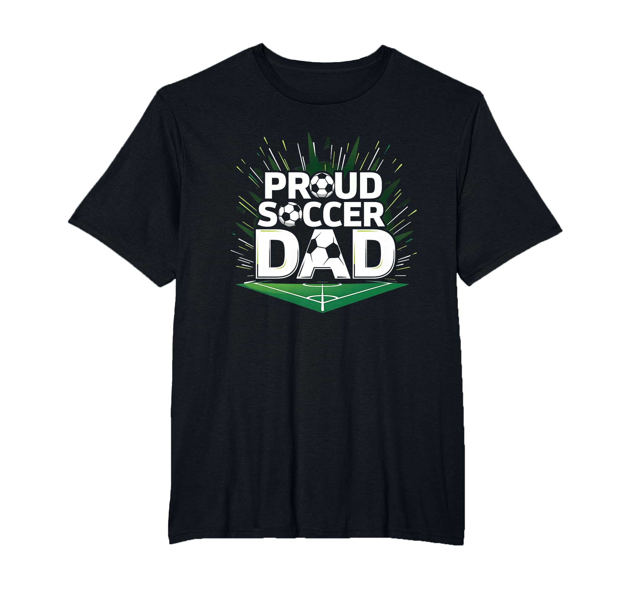 Proud Soccer Dad Cheering Sideline T-Shirt - Streetwear Style Unisex