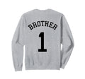 Brother Team No 1 Soccer Handball Sweatshirt - Trendy Graphic Men Women
