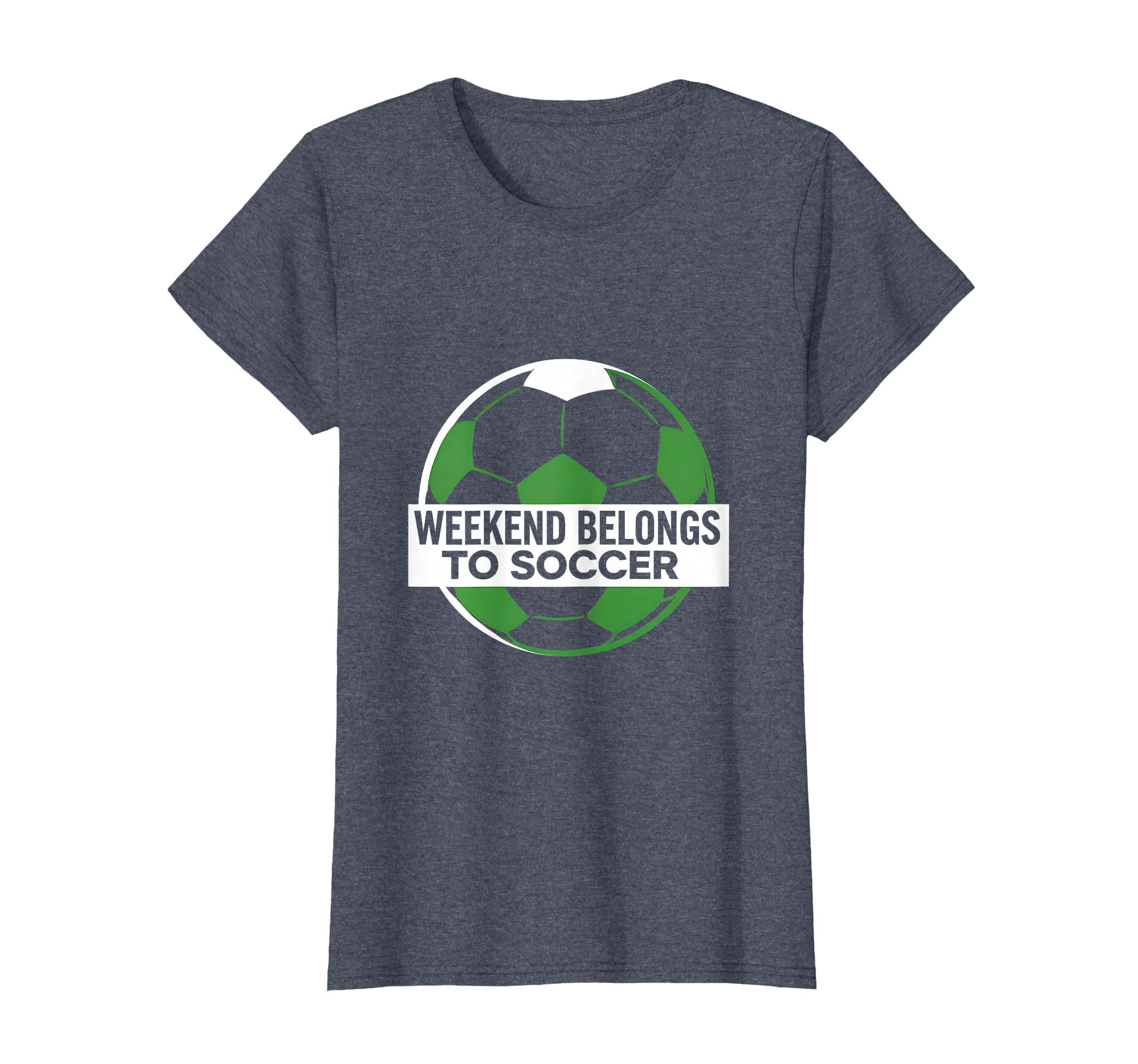 Weekend Belongs To Soccer Mom T-Shirt - Unique Graphic for Adults