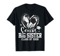 Senior Big Sister Class 2026 Soccer T-Shirt - Custom Art Print Unisex