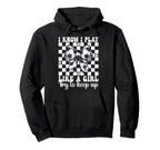 Soccer I Know I Play Like Hoodie - Minimalist Print for Adults