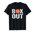 Basketball Coach Box Out Novelty Gift T-Shirt - Unique Graphic for Adults