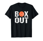 Basketball Coach Box Out Novelty Gift T-Shirt - Unique Graphic for Adults