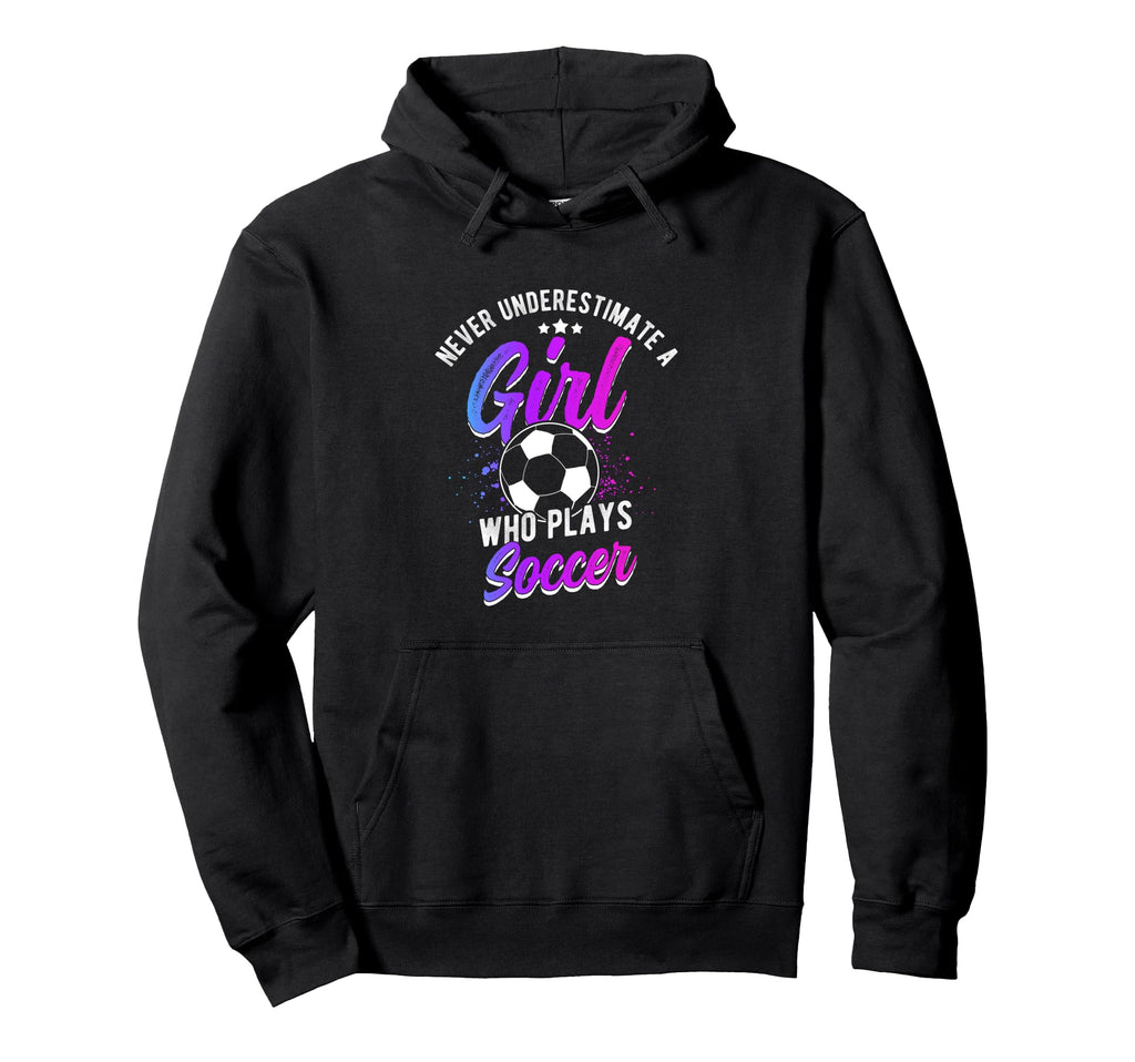Never Underestimate Who Plays Hoodie - Casual Everyday Wear for Adults