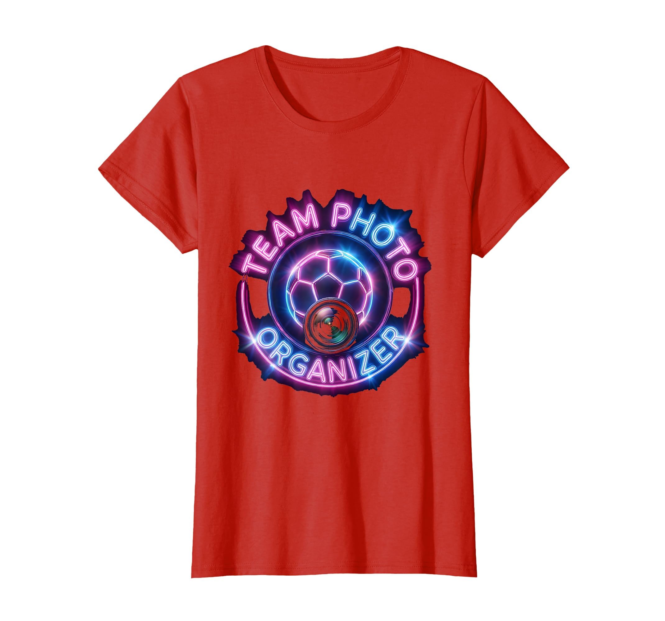 Soccer Mom Team Photo Organizer T-Shirt - Unique Graphic Men Women