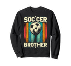 Soccer Brother Family Matching Sweatshirt - Minimalist Print for Adults