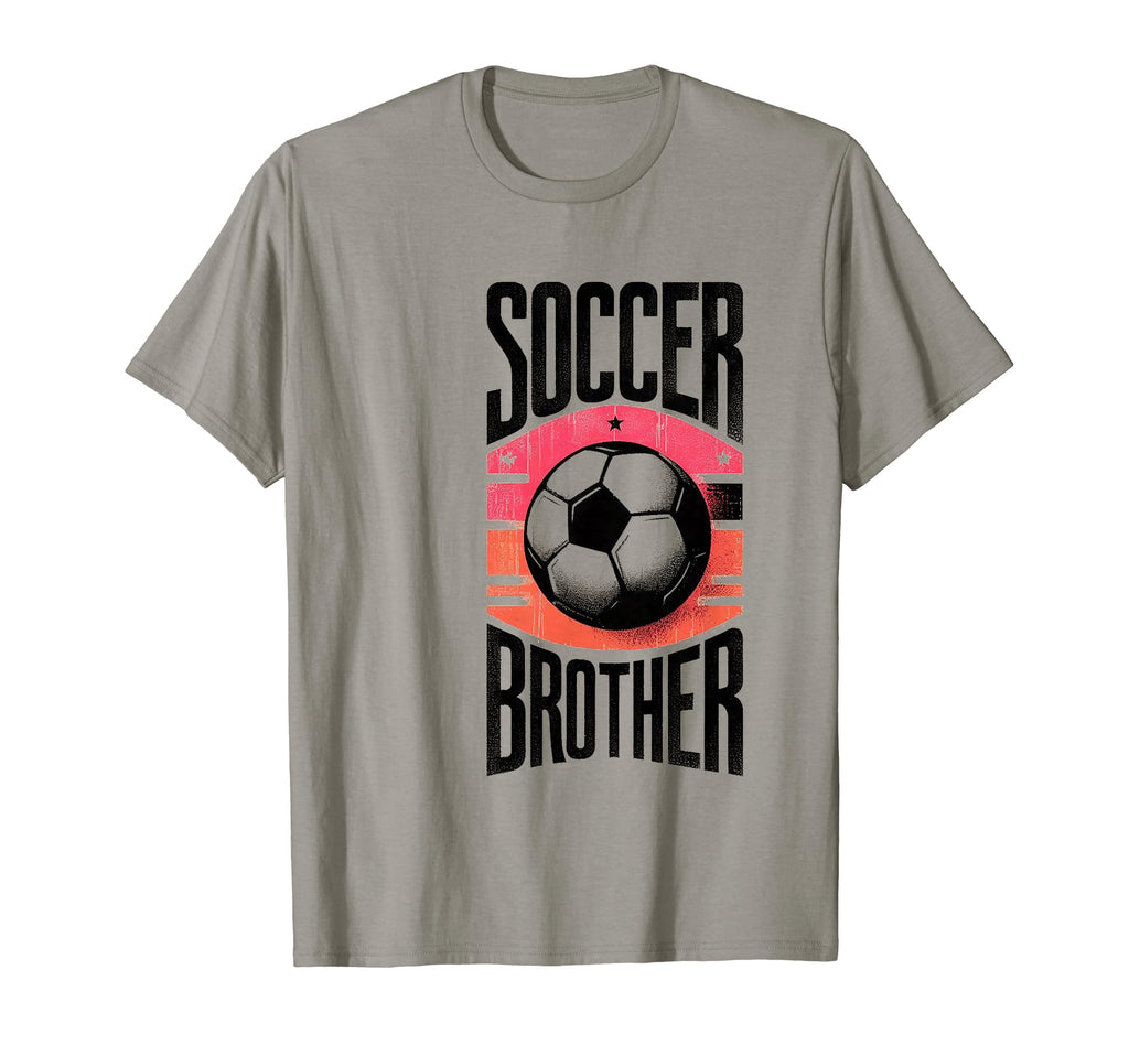 Soccer Brother Family Matching T-Shirt - Fun Novelty Design for Adults
