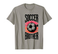 Soccer Brother Family Matching T-Shirt - Fun Novelty Design for Adults