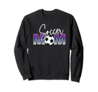 Soccer Mom Leopard Sweatshirt - Fun Novelty Design for Adults