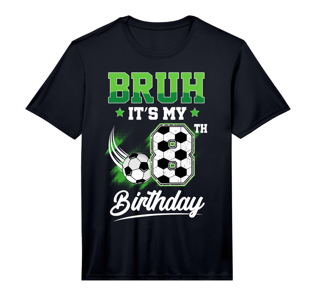 Bruh Its My 8Th Birthday Sport Fan 8 T-Shirt - Minimalist Print Men Women