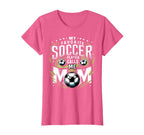 My Favorite Soccer Player Calls Me T-Shirt - Aesthetic Graphic for Adults