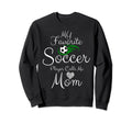 My Favorite Soccer Player Calls Me Sweatshirt - Minimalist Print Men Women