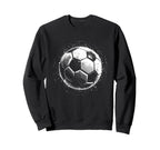 Soccer Ball 3D Wireframe Sweatshirt - Casual Everyday Wear Men Women