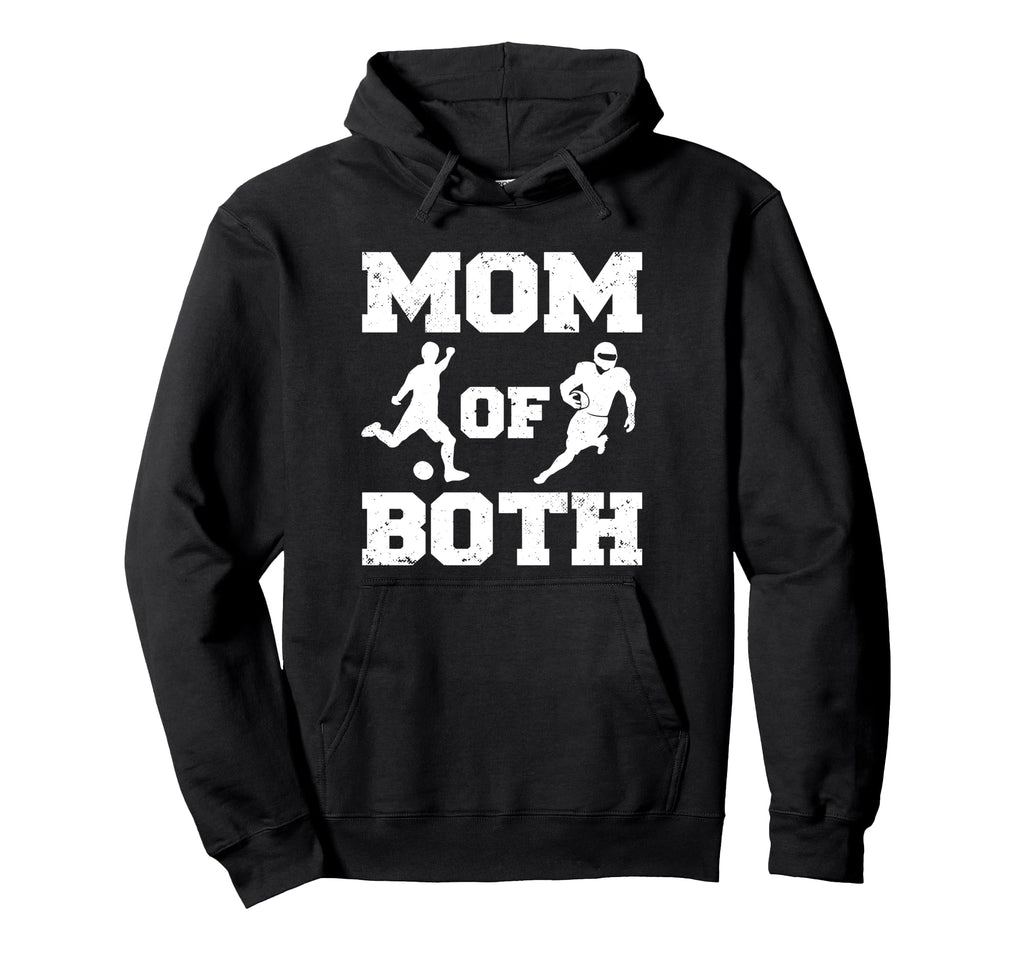 Mom Both Funny Soccer Football Mom Hoodie - Custom Art Print Men Women