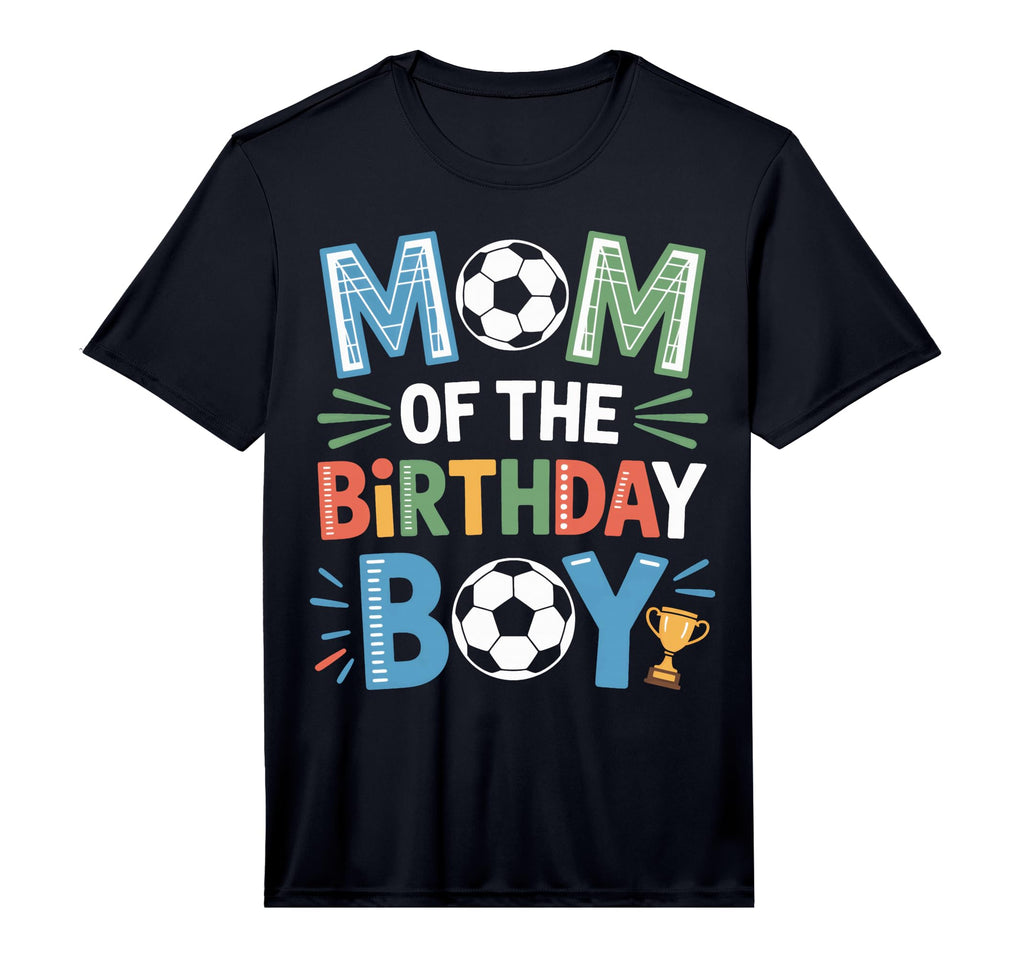 Soccer Birthday Mom Life Footy Family T-Shirt - Streetwear Style Unisex