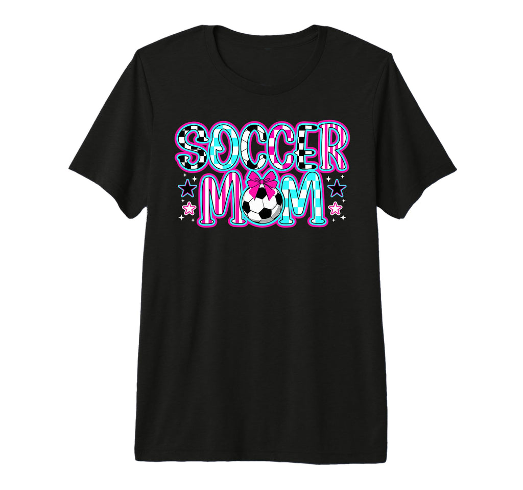 Soccer Mom Soccer Player Mama Coquette T-Shirt - Fun Novelty Design Unisex