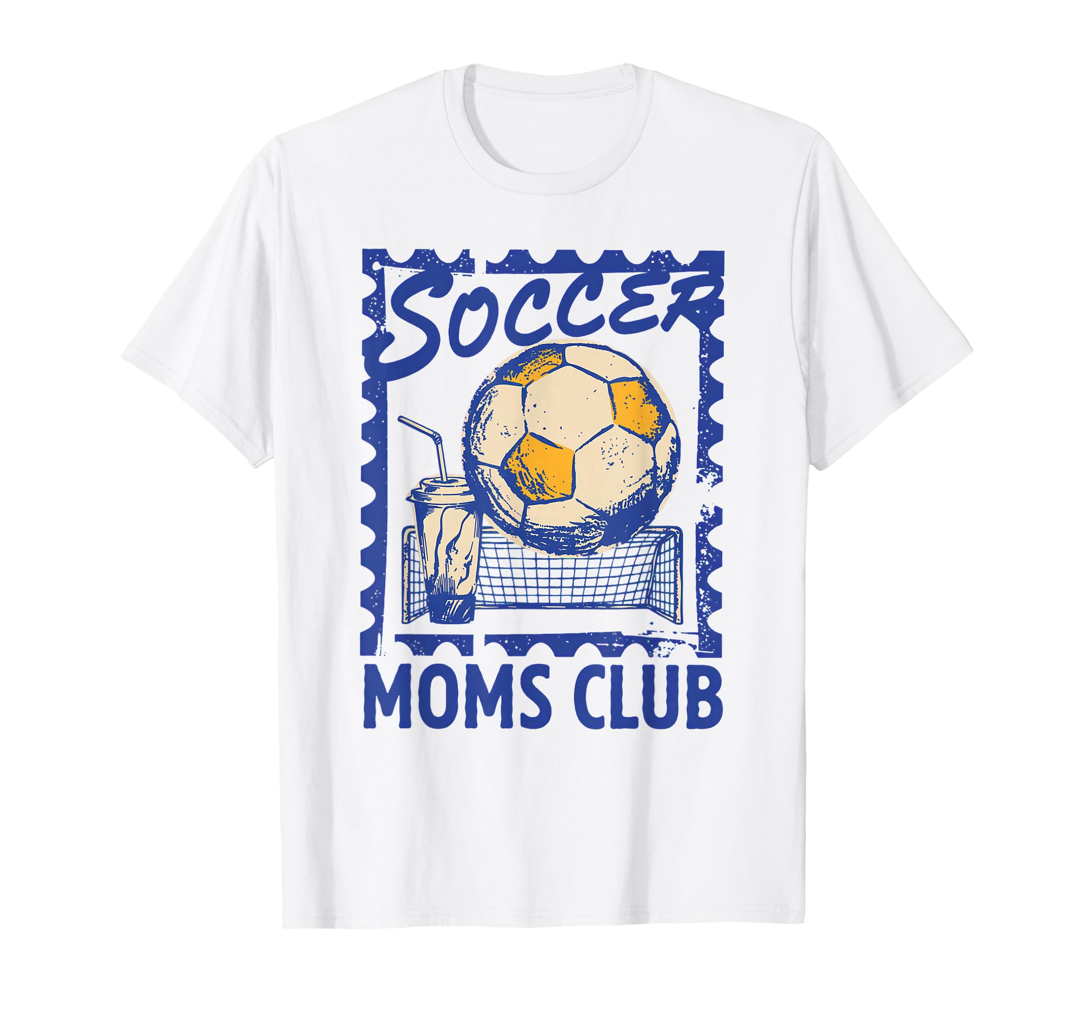 Soccer Football Moms Club Funny T-Shirt - Custom Art Print Men Women
