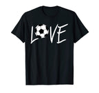 Love Soccer Ball Mom Mother Birthday Gift T-Shirt - Novelty Apparel Unisex