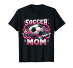 Womens Soccer Mama Soccer Mom Funny T-Shirt - Novelty Apparel Men Women