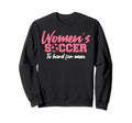 Soccer Team Outfit Players Fans Sweatshirt - Minimalist Print for Adults