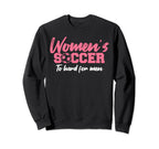 Soccer Team Outfit Players Fans Sweatshirt - Minimalist Print for Adults