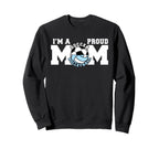 Im Proud Mom Funny Soccer Sweatshirt - Novelty Apparel Men Women
