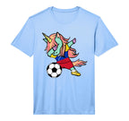 Dabbing Unicorn Venezuela Soccer T-Shirt - Custom Art Print Unisex