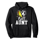 Ball Aunt Softball Soccer Ball Aunt Hoodie - Streetwear Style Men Women
