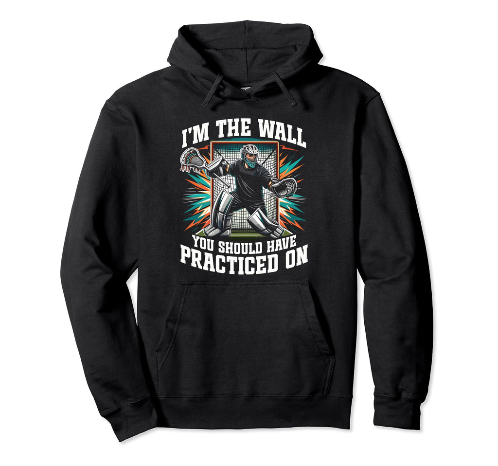 Funny Goalkeeper Lacrosse Goalie Hoodie - Minimalist Print Unisex