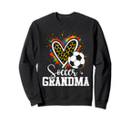 My Favorite Soccer Ball Grandma Sweatshirt - Aesthetic Graphic for Adults