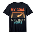 Soccer Goalie Art Gag Soccer Player T-Shirt - Unique Graphic Unisex