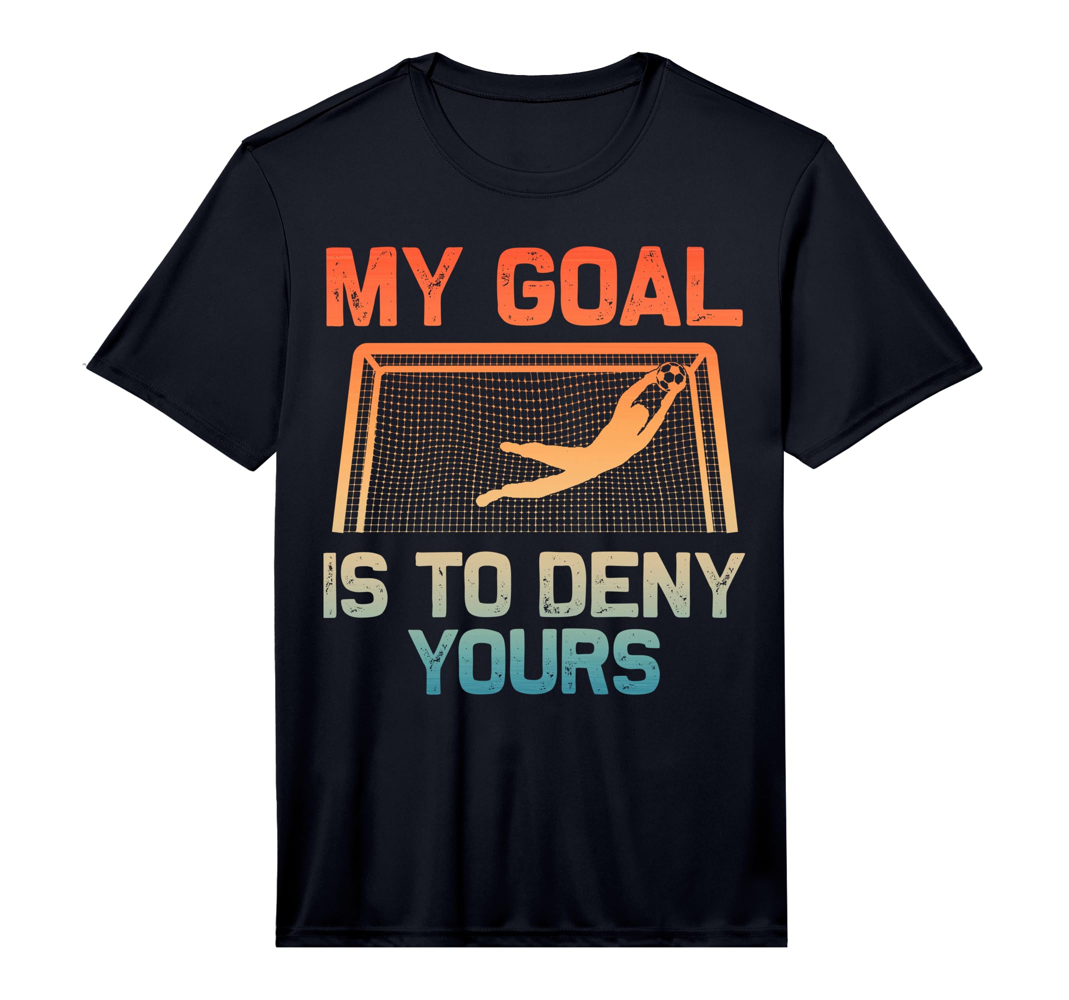 Soccer Goalie Art Gag Soccer Player T-Shirt - Unique Graphic Unisex