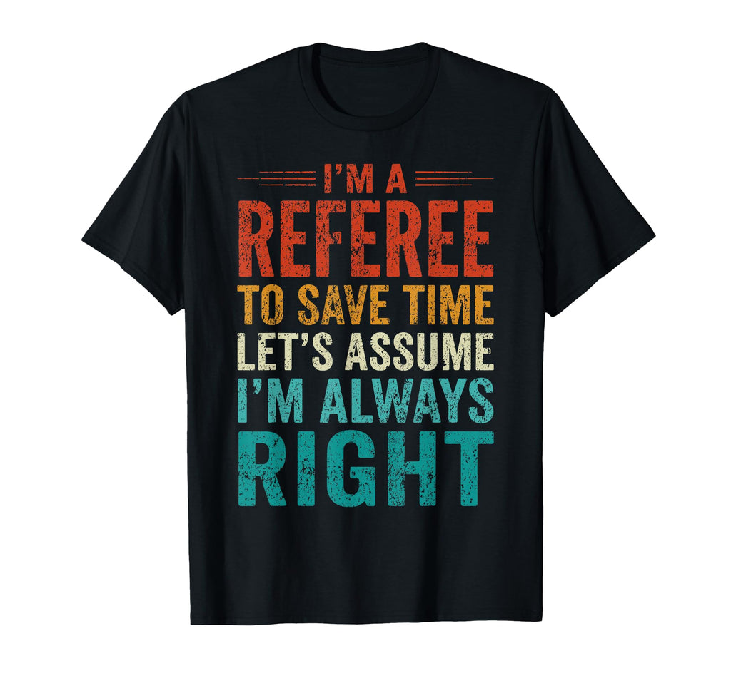 Funny Referee Soccer Football Sports T-Shirt - Trendy Graphic for Adults