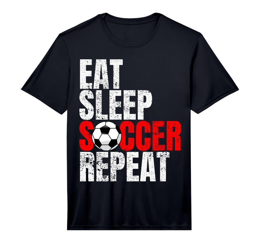 Soccer Eat Sleep Soccer Repeat T-Shirt - Streetwear Style Men Women