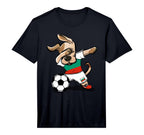 Dabbing Dog Bulgaria Soccer Jersey T-Shirt - Casual Everyday Wear Unisex