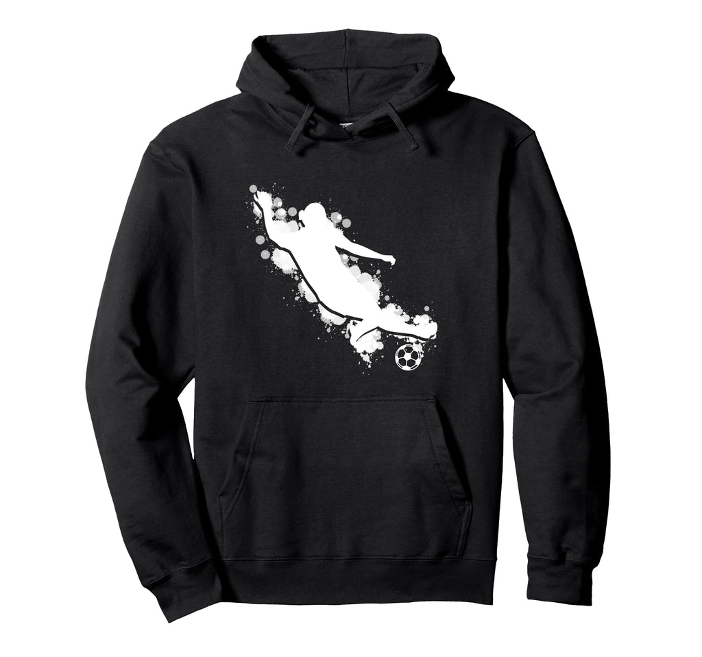 Soccer Silhouette Hoodie - Custom Art Print Unisex
