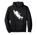 Soccer Silhouette Hoodie - Custom Art Print Unisex